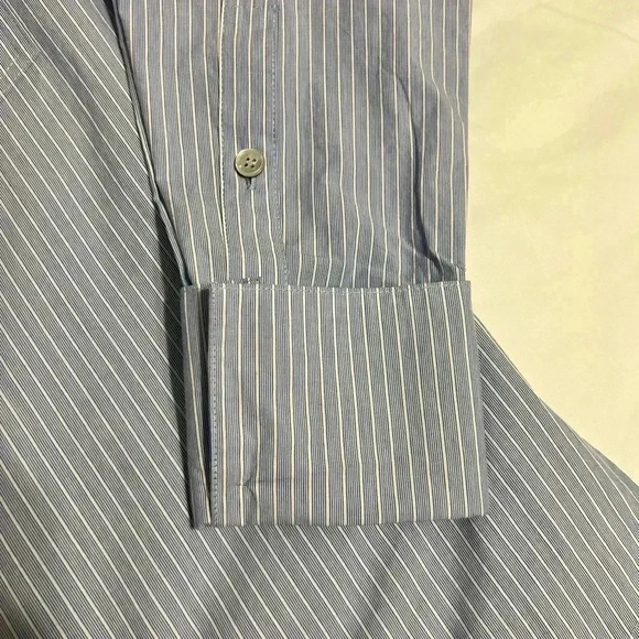 L’H.A.S Oversized Boatneck Shirt_Blue Stripe Size  Small - Picture 6 of 14